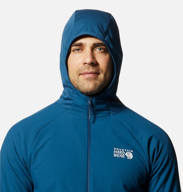 Manteau à capuchon Stratus Range Homme, Color: Dark Caspian, image 4