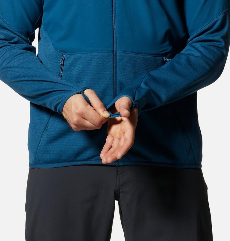 Manteau à capuchon Stratus Range Homme, Color: Dark Caspian, image 5