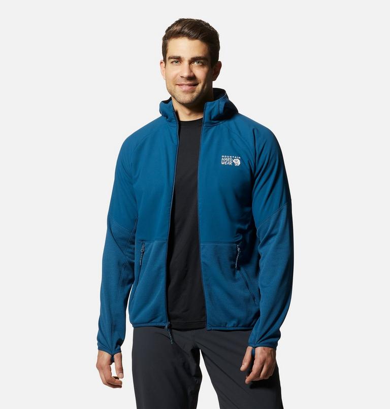 Manteau à capuchon Stratus Range Homme, Color: Dark Caspian, image 6