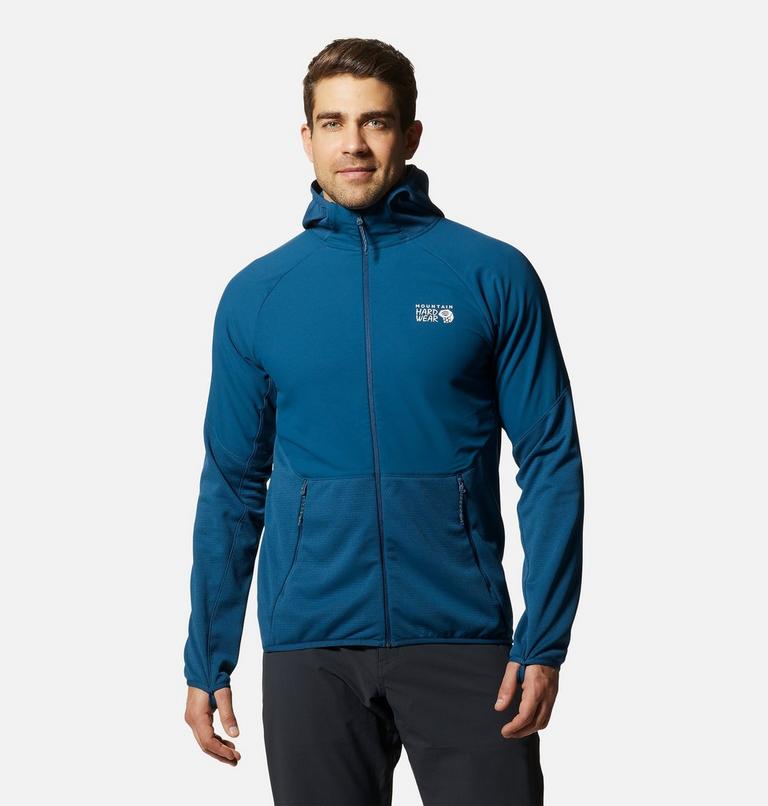 Manteau à capuchon Stratus Range Homme, Color: Dark Caspian, image 1