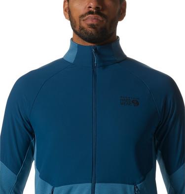 Men's Stratus Range Full Zip, Color: Caspian, image 4