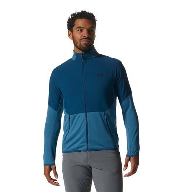Men's Stratus Range Full Zip, Color: Caspian, image 1
