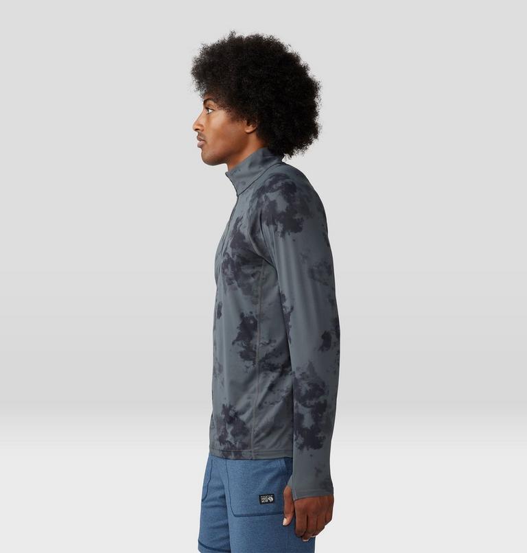 Men's Crater Lake 1/2 Zip, Color: Volcanic Nebula Print, image 3