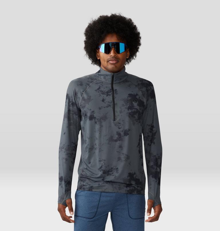 Men's Crater Lake 1/2 Zip, Color: Volcanic Nebula Print, image 6