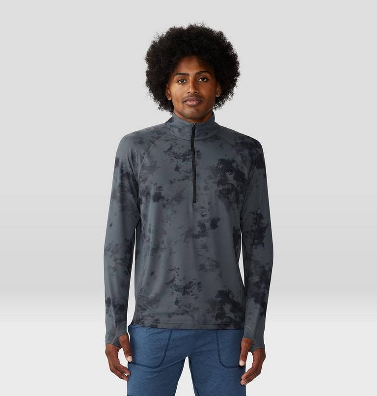 Men's Crater Lake 1/2 Zip, Color: Volcanic Nebula Print, image 1
