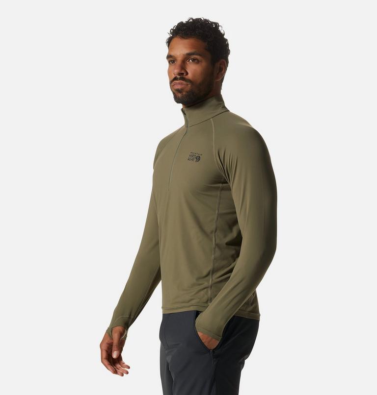 Men's Crater Lake 1/2 Zip, Color: Stone Green, image 3