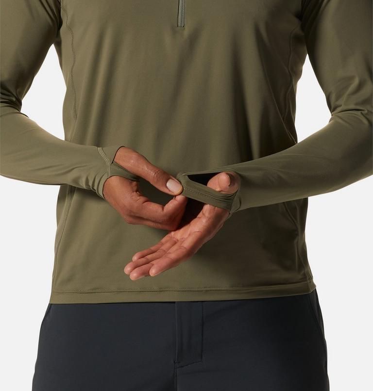 Men's Crater Lake 1/2 Zip, Color: Stone Green, image 5