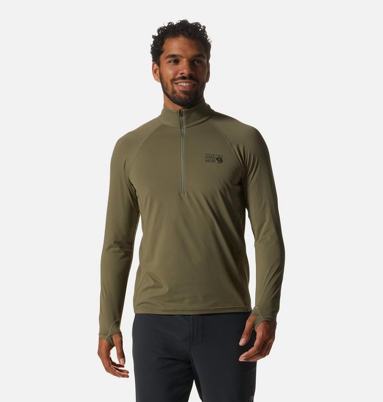Men's Crater Lake 1/2 Zip, Color: Stone Green, image 1