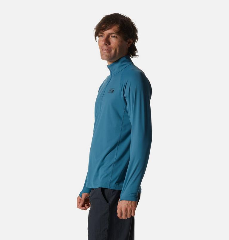 Men's Crater Lake 1/2 Zip, Color: Caspian, image 3