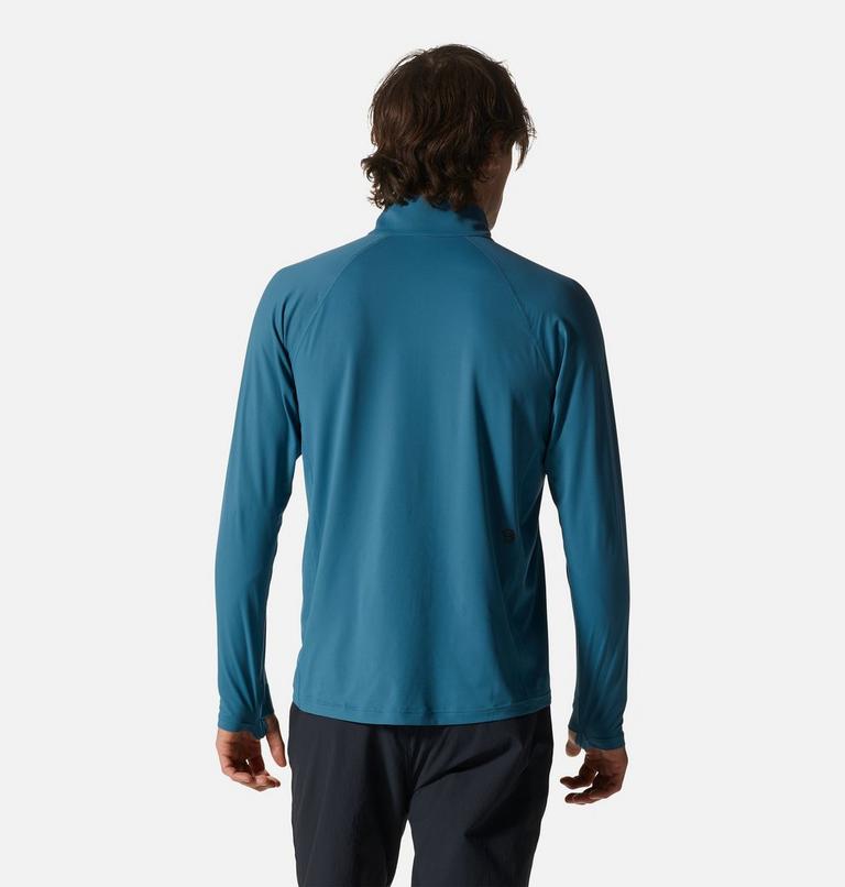 Men's Crater Lake 1/2 Zip, Color: Caspian, image 2