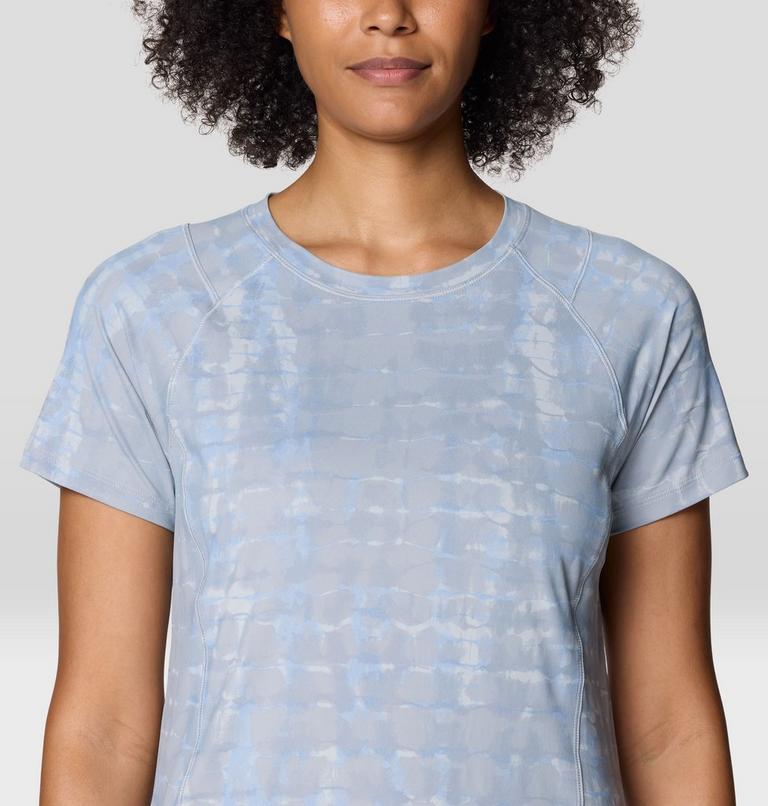 Women's Crater Lake Short Sleeve, Color: Glacial Prismatic Print, image 6