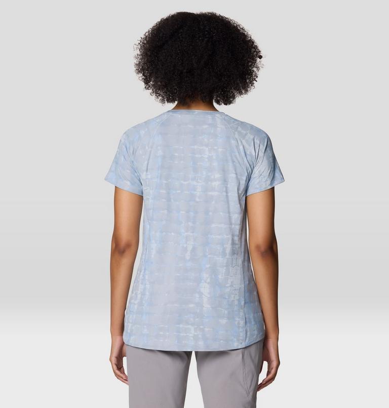 Women's Crater Lake Short Sleeve, Color: Glacial Prismatic Print, image 3