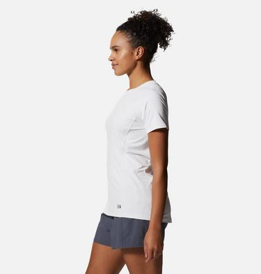 Women's Crater Lake Short Sleeve Shirt, Color: Fogbank, image 3