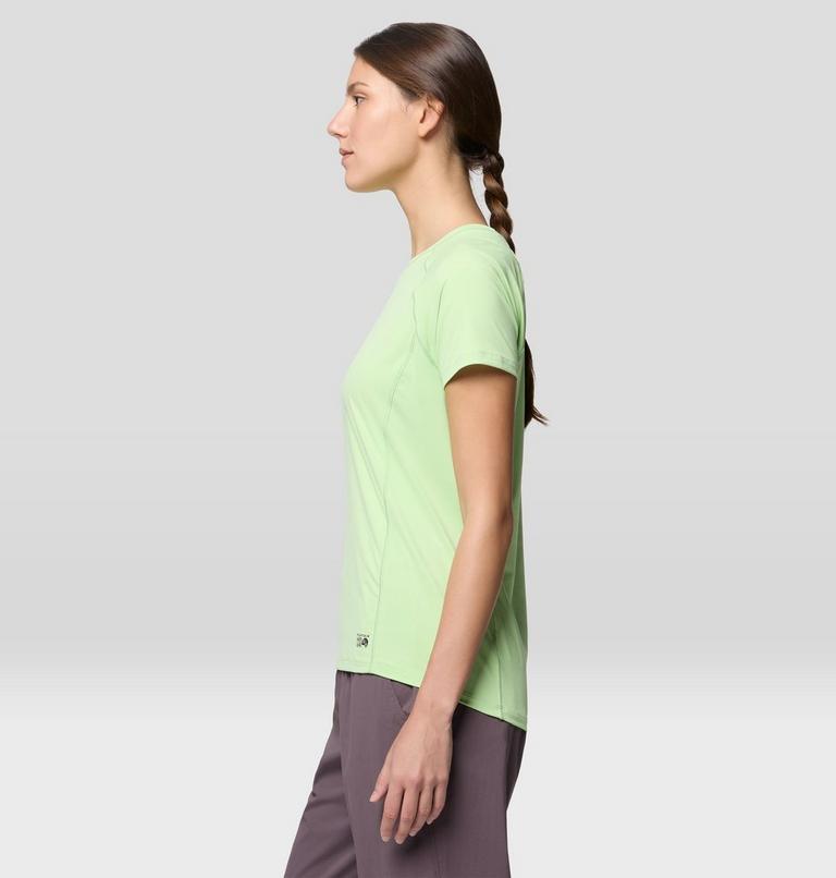 Women's Crater Lake Short Sleeve, Color: Frozen In Lime, image 4
