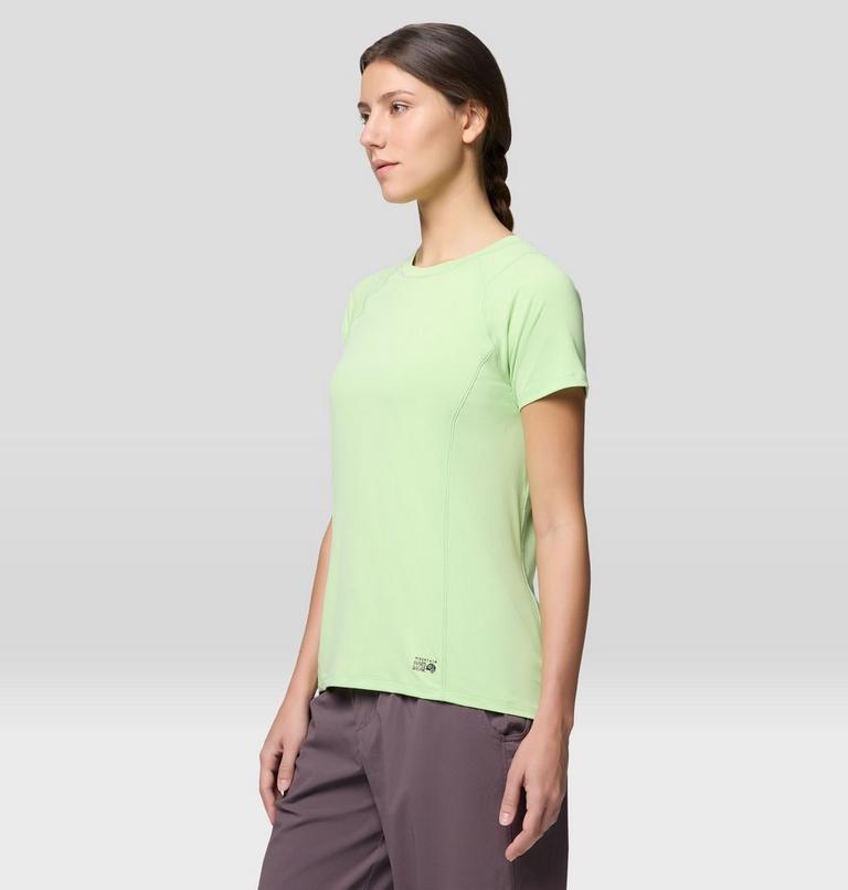 Women's Crater Lake Short Sleeve, Color: Frozen In Lime, image 5