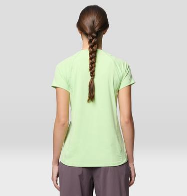 Women's Crater Lake Short Sleeve, Color: Frozen In Lime, image 3