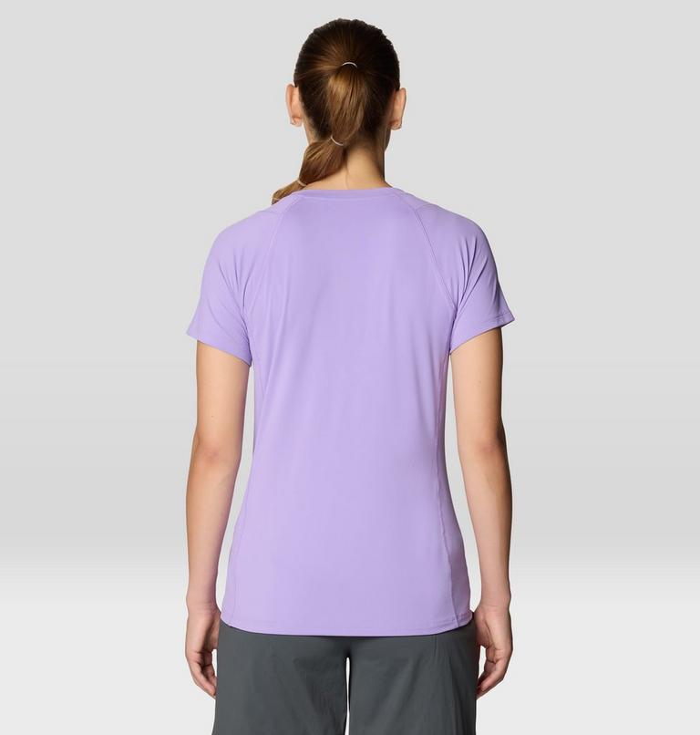 Women's Crater Lake Short Sleeve, Color: Harbor Violet, image 3