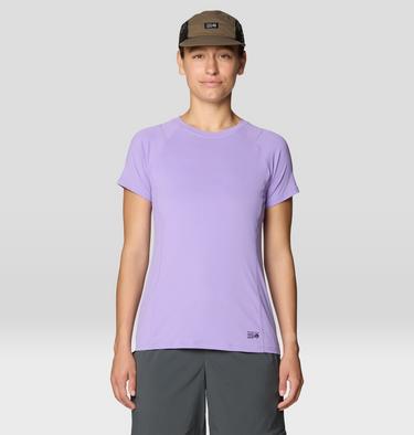 Women's Crater Lake Short Sleeve, Color: Harbor Violet, image 13