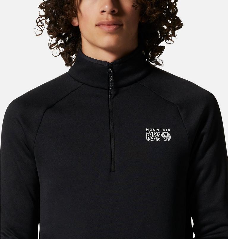 Haut avec fermeture éclair 1/4 Polartec® Power Stretch® Pro Homme, Color: Black, image 4