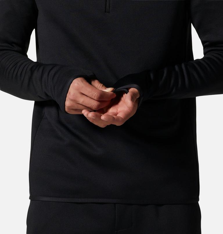 Haut avec fermeture éclair 1/4 Polartec® Power Stretch® Pro Homme, Color: Black, image 5