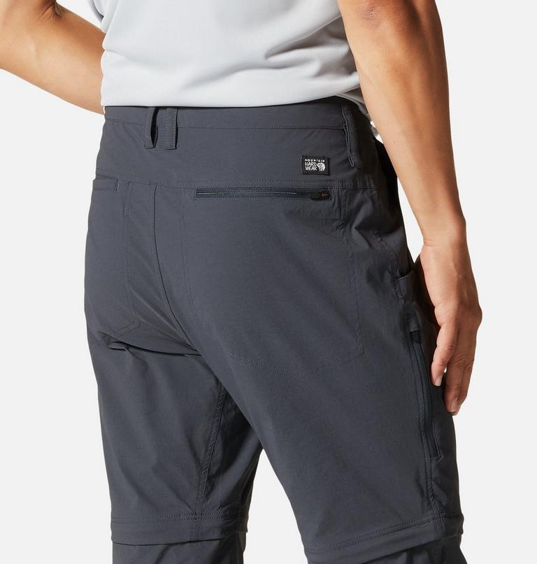 Men's Basin Trek Convertible Pant, Color: Dark Storm, image 5