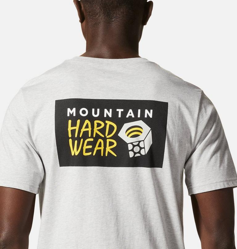 Men's Box Logo Short Sleeve, Color: Hardwear Grey Heather, image 5