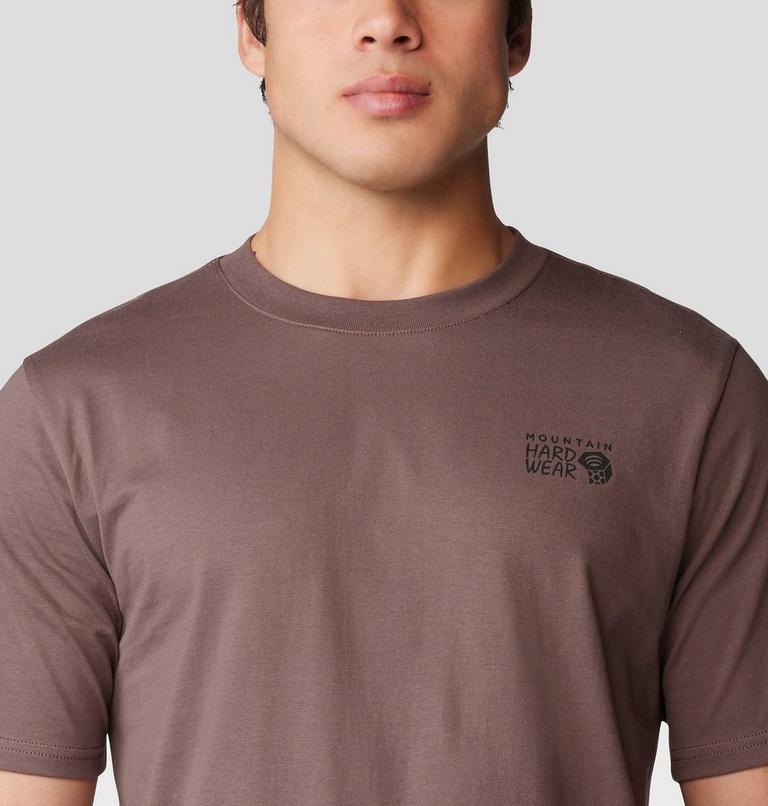 T-shirt &agrave; manches courtes Box Logo Homme, Color: Carob, image 4