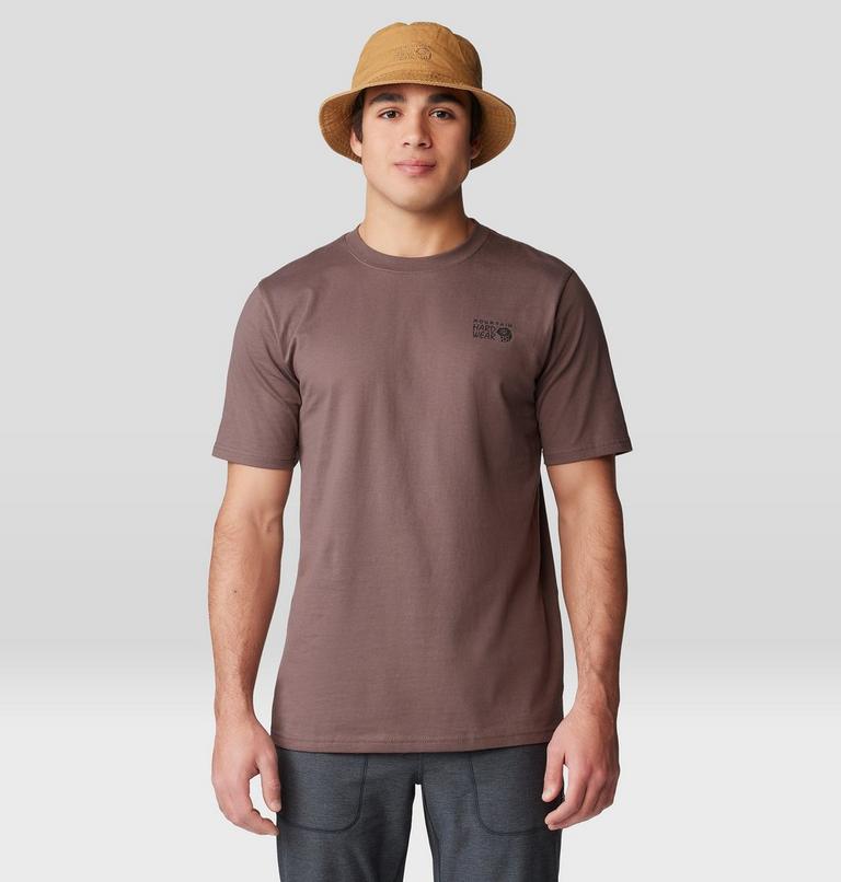 T-shirt &agrave; manches courtes Box Logo Homme, Color: Carob, image 6