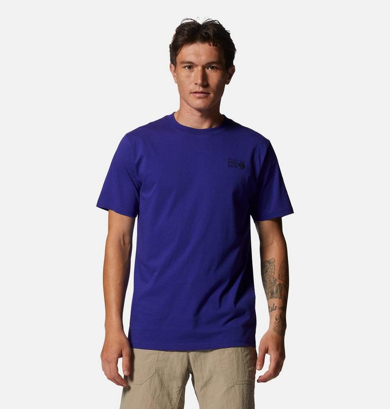 Men's Box Logo Short Sleeve, Color: Klein Blue, image 1
