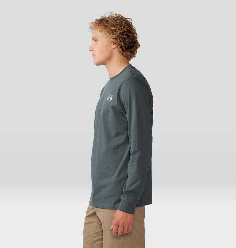 Haut à manches longues Box Logo Homme, Color: Volcanic, image 3