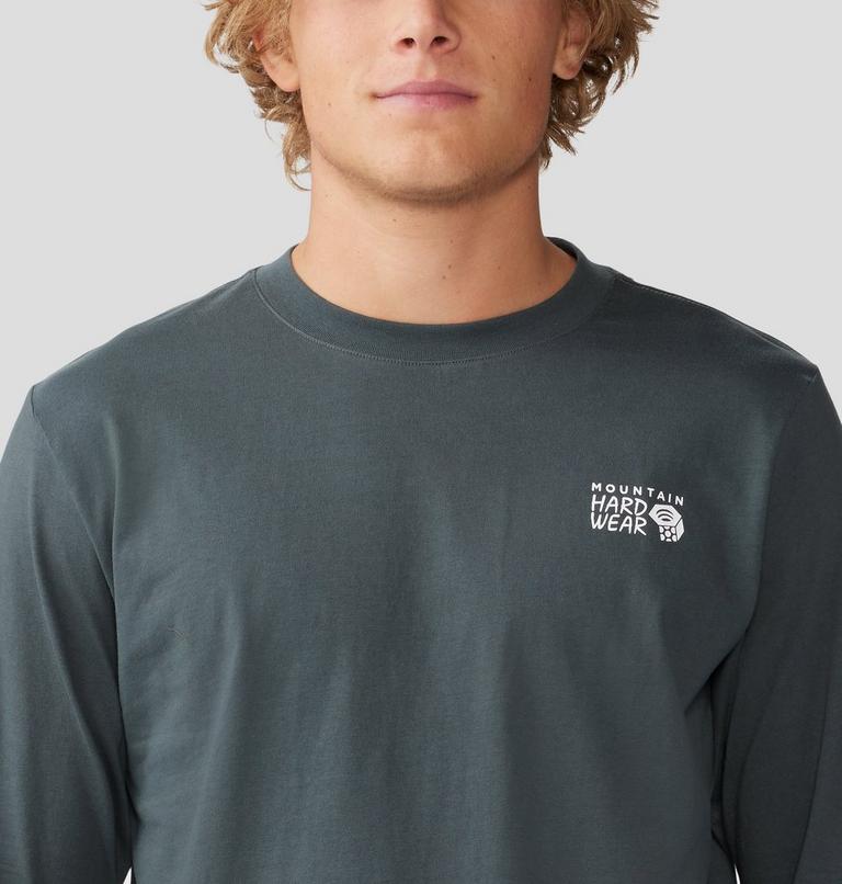 Haut à manches longues Box Logo Homme, Color: Volcanic, image 4