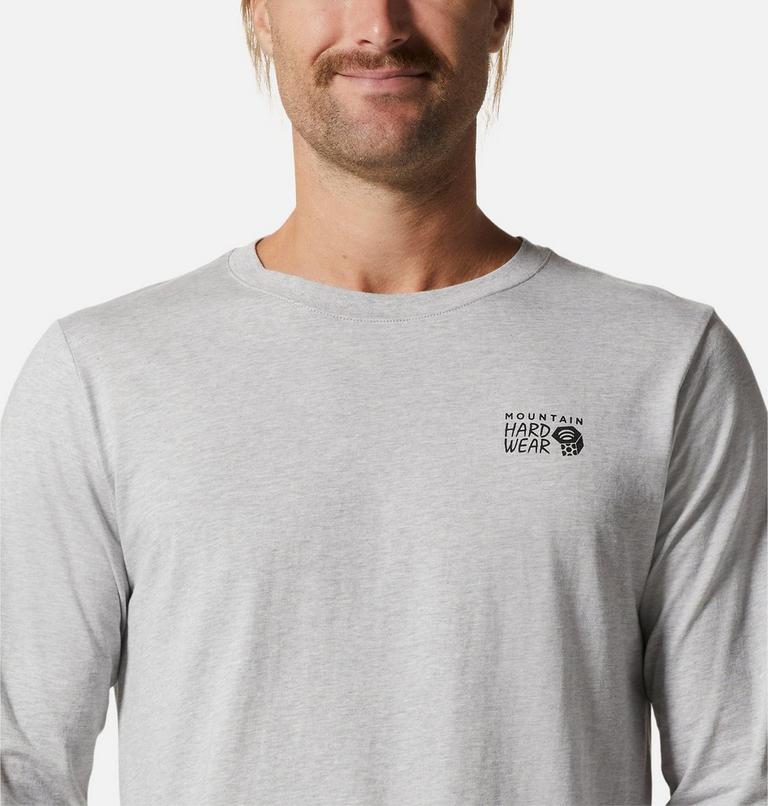Haut à manches longues Box Logo Homme, Color: Hardwear Grey Heather, image 4