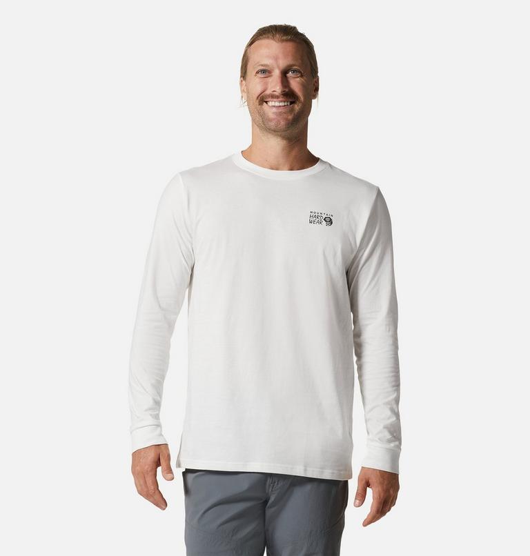 Haut &agrave; manches longues Box Logo Homme, Color: Fogbank, image 1