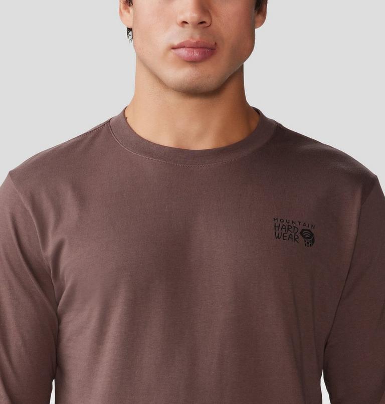 Haut à manches longues Box Logo Homme, Color: Carob, image 4