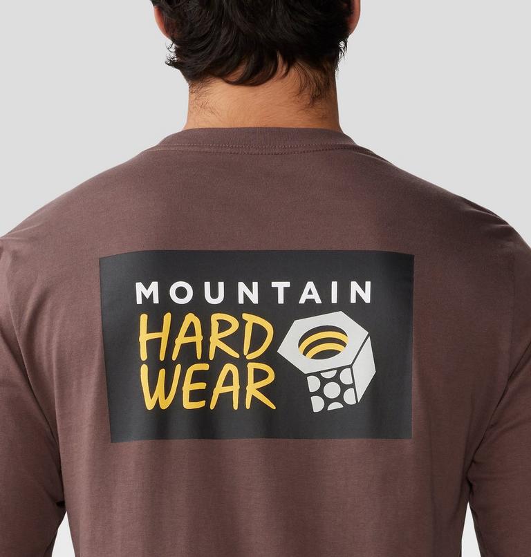 Haut à manches longues Box Logo Homme, Color: Carob, image 5