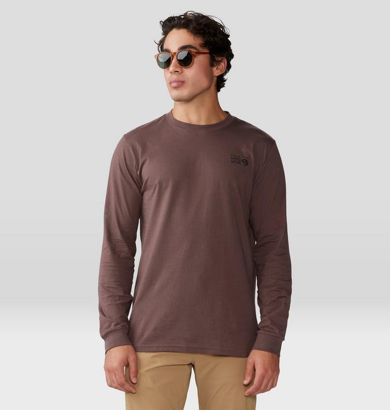 Haut à manches longues Box Logo Homme, Color: Carob, image 6
