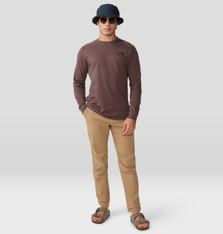 Haut à manches longues Box Logo Homme, Color: Carob, image 7