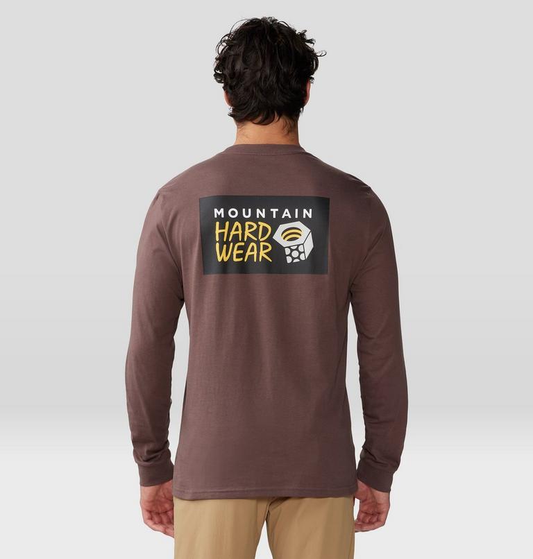 Haut à manches longues Box Logo Homme, Color: Carob, image 2