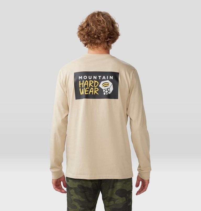 Haut &agrave; manches longues Box Logo Homme, Color: Sonoran, image 2