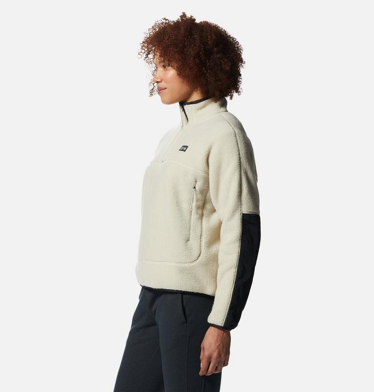Women's HiCamp Fleece Pullover, Color: Wild Oyster, image 3