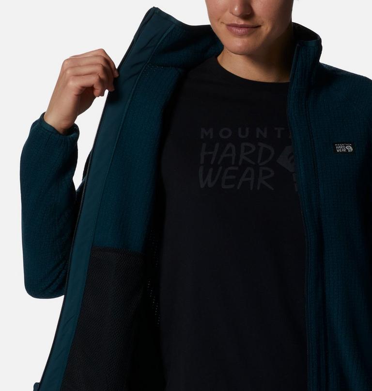 Women's Explore Fleece Jacket, Color: Dark Marsh, image 5