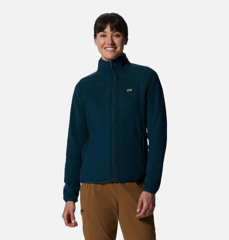 Women's Explore Fleece Jacket, Color: Dark Marsh, image 1