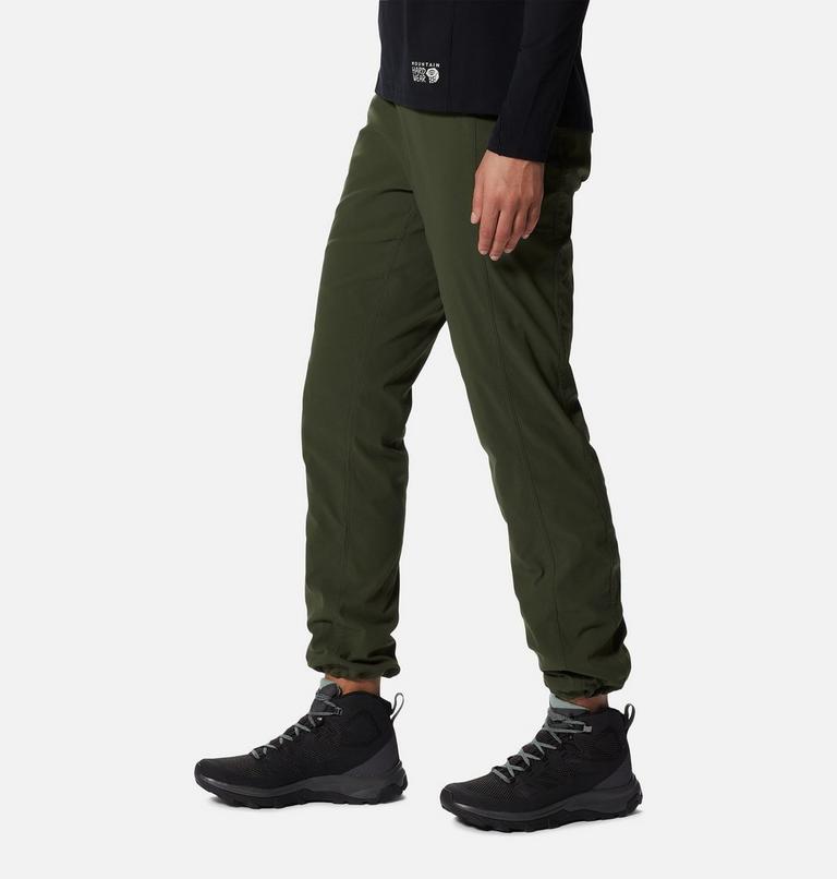 Pantalon taille haute doubl&eacute; Dynama Femme, Color: Surplus Green, image 3
