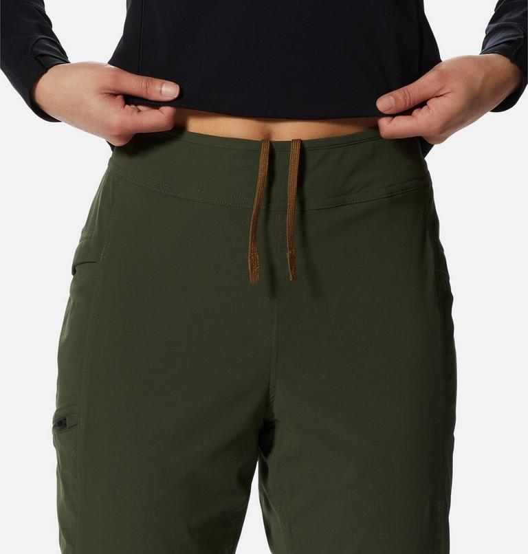 Pantalon taille haute doubl&eacute; Dynama Femme, Color: Surplus Green, image 4