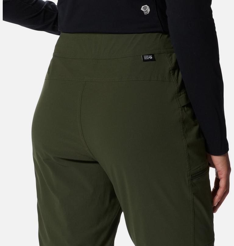 Pantalon taille haute doubl&eacute; Dynama Femme, Color: Surplus Green, image 5