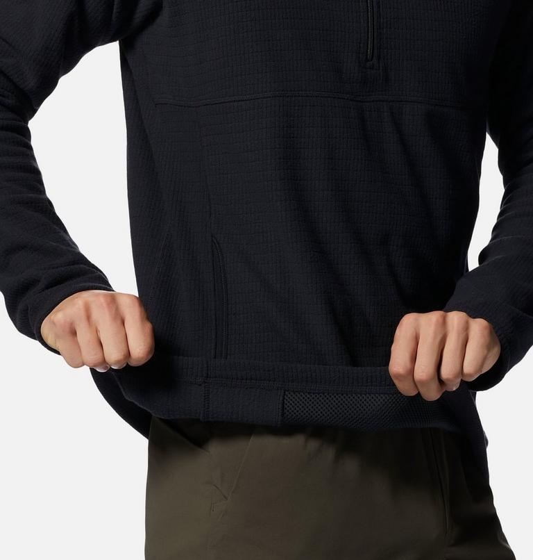 Men's Summit Grid Hoody, Color: Black, image 5