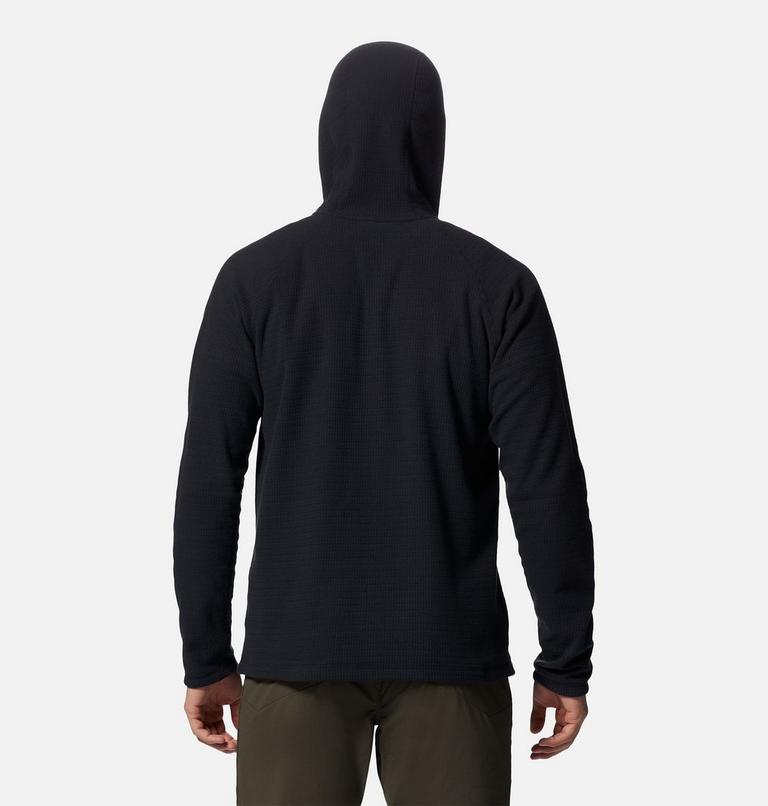 Men's Summit Grid Hoody, Color: Black, image 2