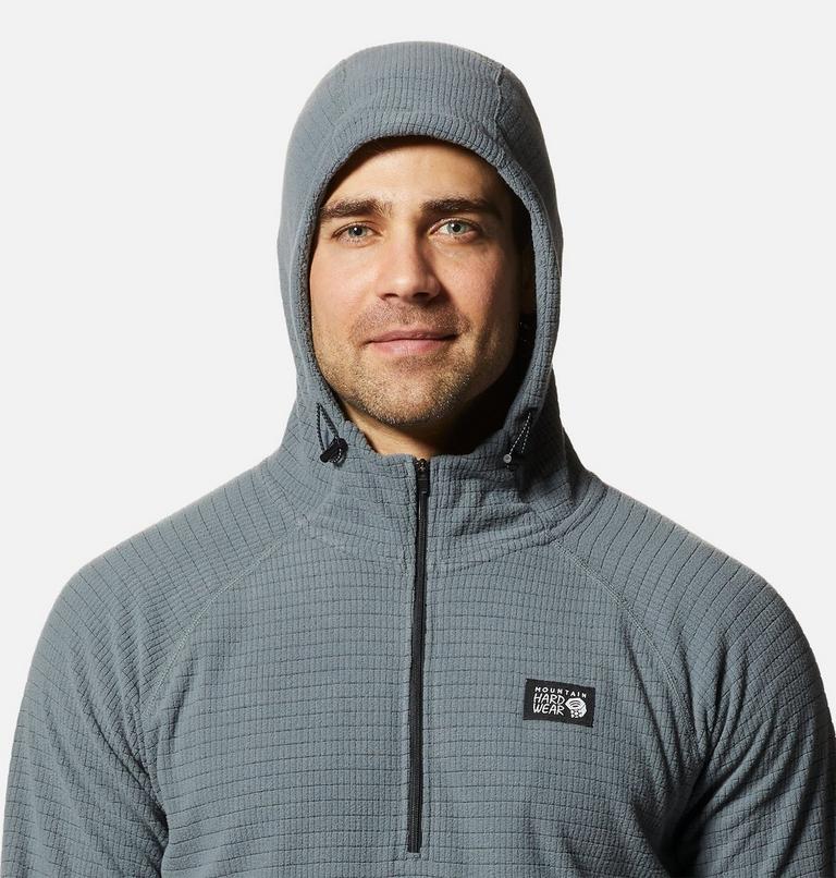 Men's Summit Grid Hoody, Color: Foil Grey, image 4