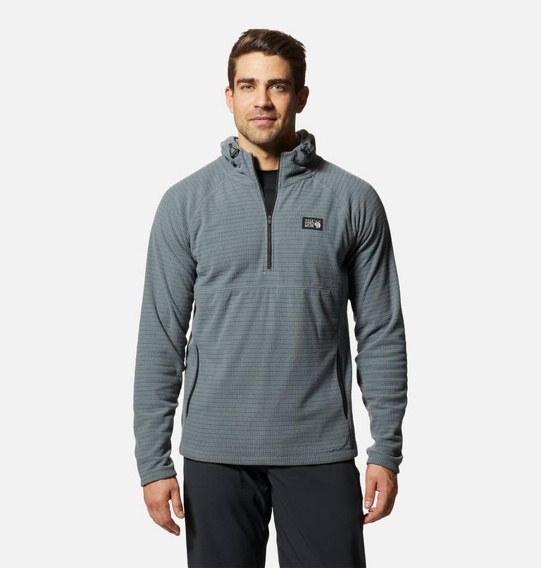 Men's Summit Grid Hoody, Color: Foil Grey, image 5