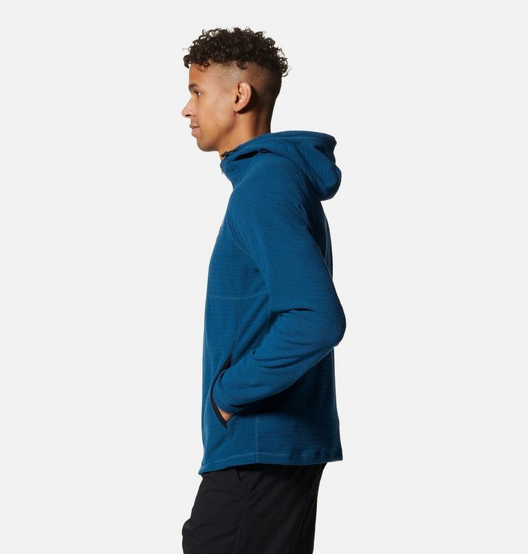 Hoodie Summit Grid, Color: Dark Caspian, image 3
